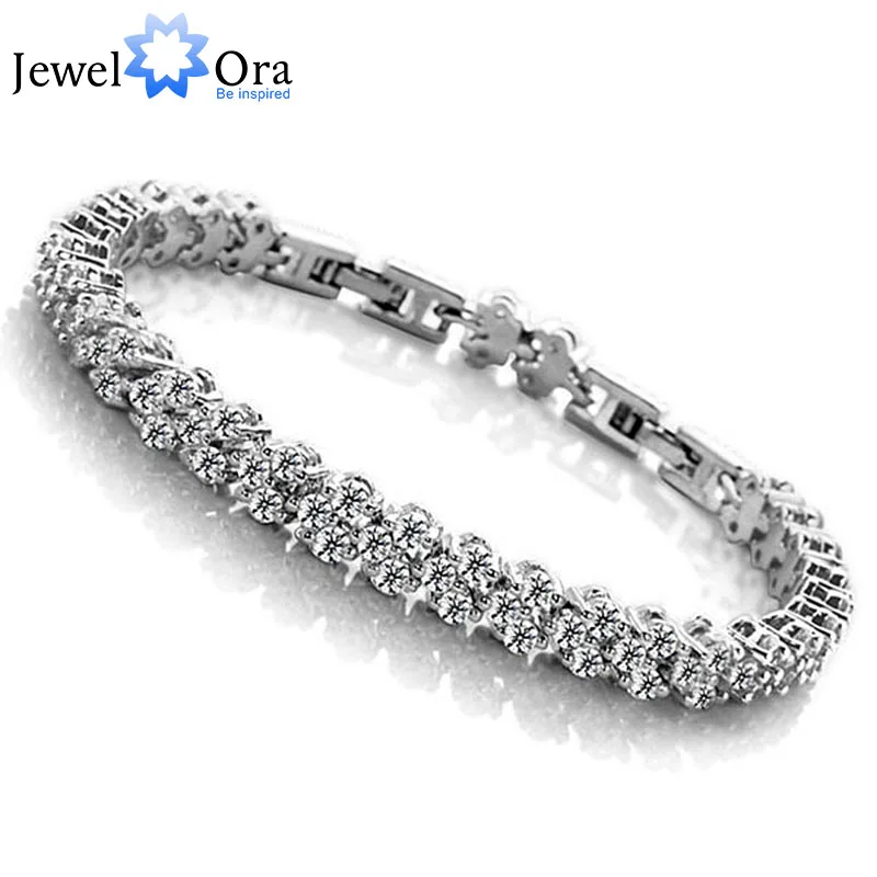 Prix pour Mis à jour! Chaîne étendue AAA Cubique Zircone Accessoires Mousseux De Mariage Bracelets & Bangles Pour Les Femmes 2014 (JewelOra BA100496) Prix pour Mis à jour! Chaîne étendue AAA Cubique Zircone Accessoires Mousseux De Mariage Bracelets & Bangles Pour Les Femmes 2014 (JewelOra BA100496)