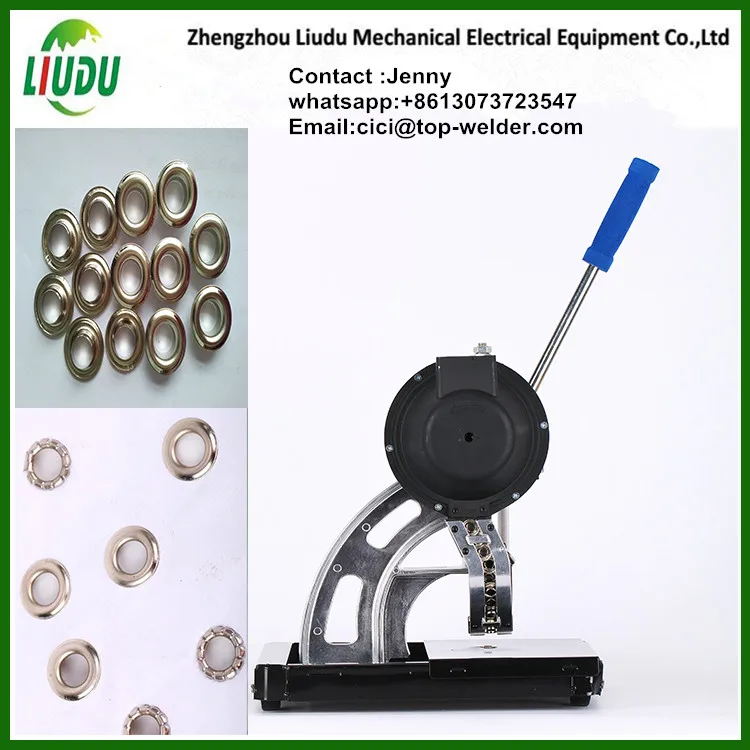 High quality CE automatic grommet punching machine / eyelet machine