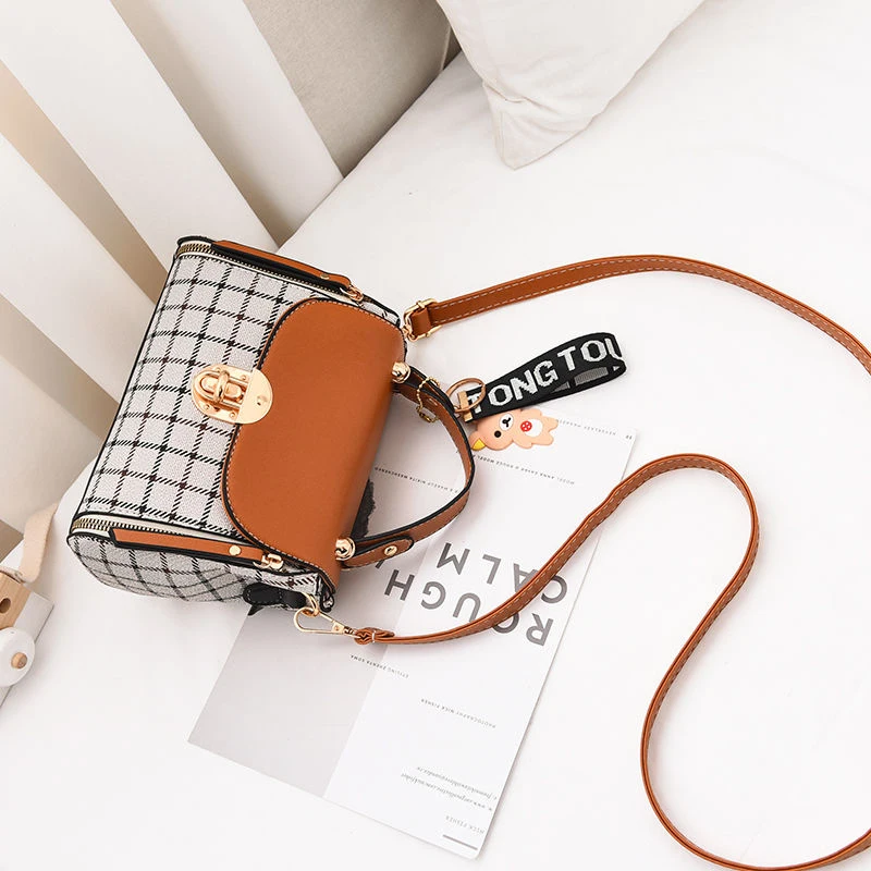  New Cute Type Ladies PU Handbag High Quality 2019 Hot Sale Small Girls Exquisite Color Matching Cas - 32949488204