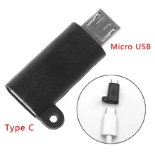 Micro USB 2,0 Тип B штекер к USB 3,1 Тип C Женский адаптер для зарядки данных