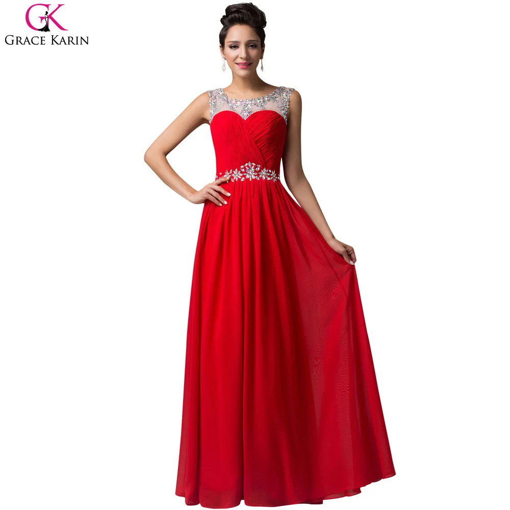 Buy Grace Karin Evening Dresses Chiffon Sexy Backless