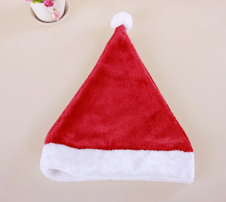Рождественские шапки, 6 шт./партия, шапка Санта-Клауса для взрослых, Детские Рождественские вечерние шапки