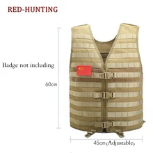 molle тактический жилет Камуфляжный жилет CS тактический жилет простой армейский военный жилет уличные, для охоты и рыбалки снаряжение