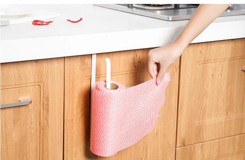 Бумажная вешалка для кухни и ванной комнаты, бумажный органайзер для хранения, дверной крючок, держатель Percha de papel en cocina y