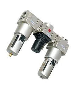 Free Shipping G1''Ports Model AC5000-10 Air Filter Combination Triple Unit With Gauge SMC Type 5pcs In Lot Free Shipping G1''Ports Model AC5000-10 Air Filter Combination Triple Unit With Gauge SMC Type 5pcs In Lot