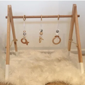 

Baby Activity Musical Gym Wooden Frames Environmental Protection Educational Toys for Children Photographic Prop Decoration