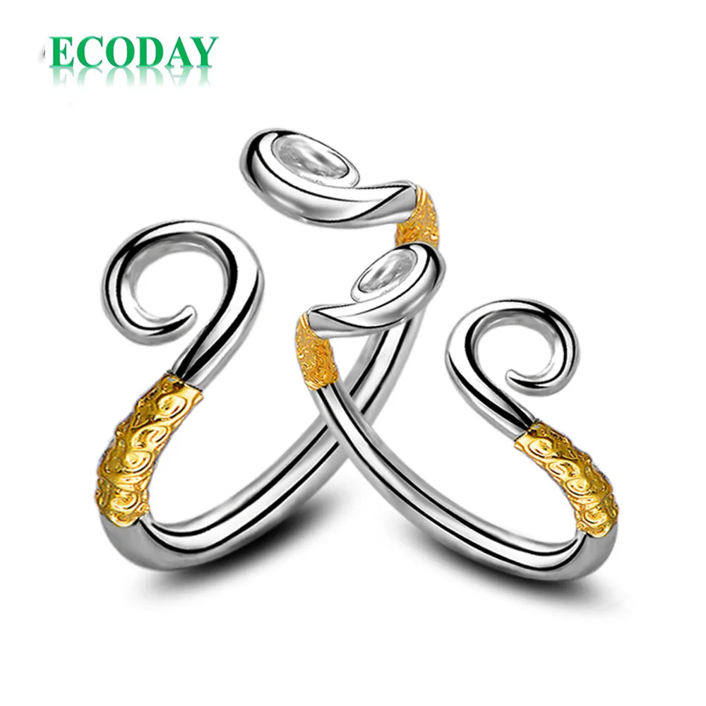 buy ECODAY Monkey King Men Ring Couple Rings For Women Gold Silver Color Ring Bague Femme Anillos Bijoux