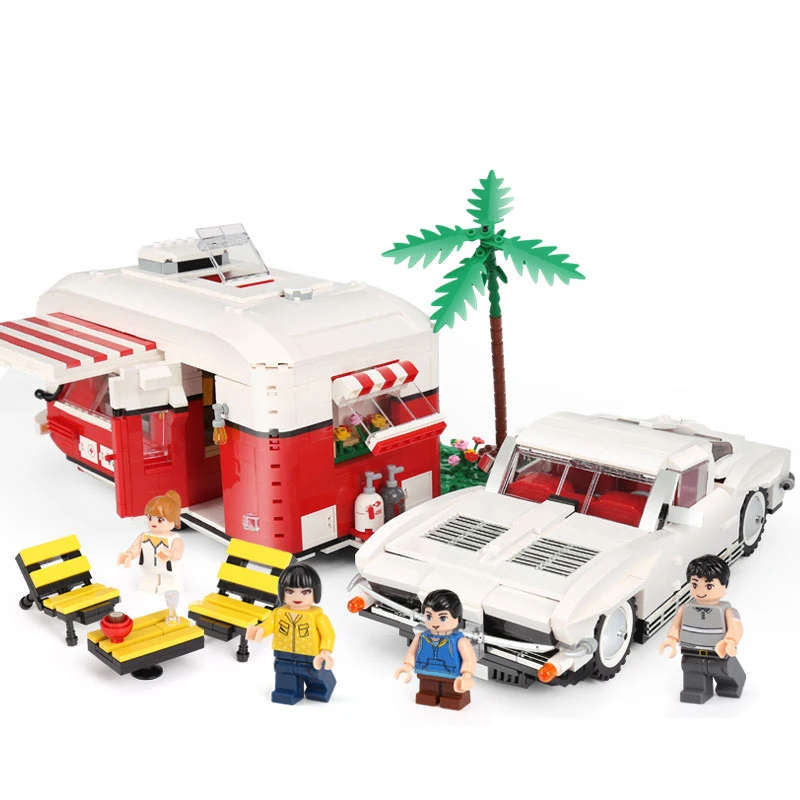 

XingBao 08003 Creative Kits The MOC Camper Set Children Educational Building Blocks Bricks Technic Toys Model Educational Gifts