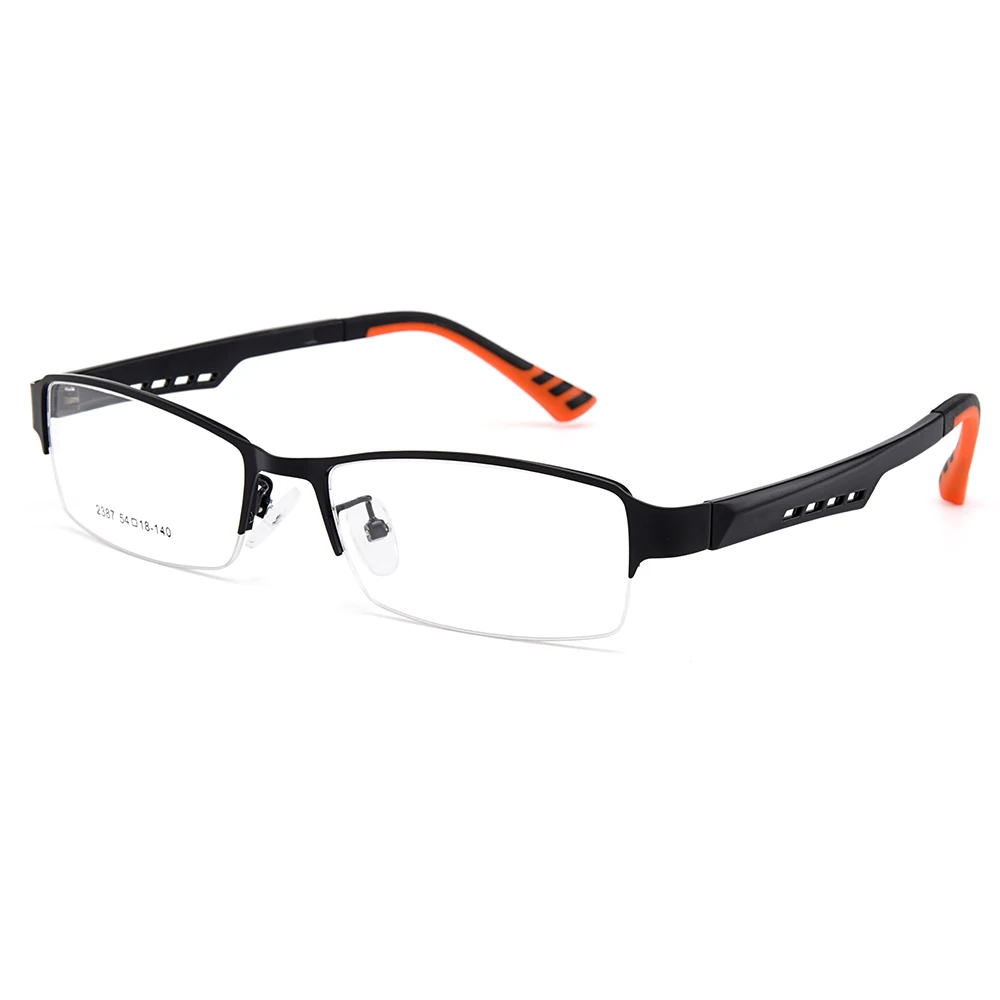 Gmei Оптический для мужчин Титан сплав оправа для очков для мужчин очки гибкие дужки ноги IP Гальваническое сплав очки Y2387