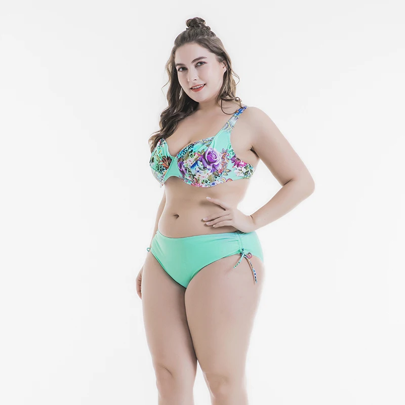 Kopen Goedkoop Zomer Plus Size Sexy Vrouwen Bikini Badmode Beugel Geen