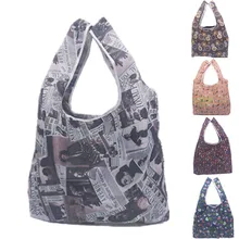 Складная сумка для покупок Экологичные продуктовые сумки для женщин портативный Складная Сумочка Большой Многоразовый шоппер Tote девушки книги сумка