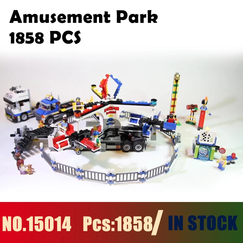 

Compatible with lego 10244 The Amusement Park Giant Stride Carnival 15014 1858pcs Model Building Blocks toys hobbies Bricks Toys