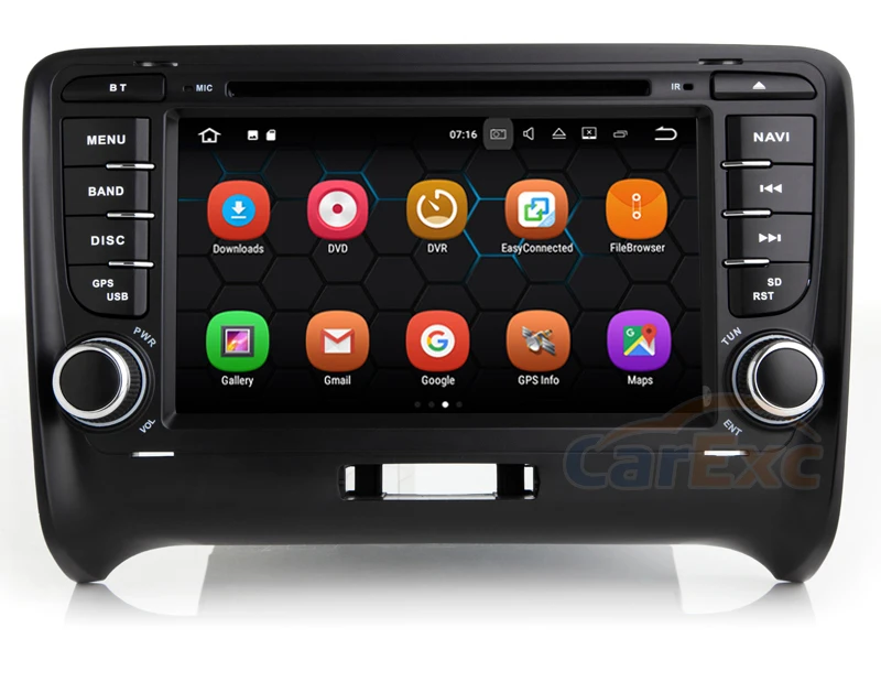 2G ram Android 9 Автомобильный мультимедийный стерео плеер для Audi TT с DVD gps навигацией WiFi Bluetooth видео головное устройство