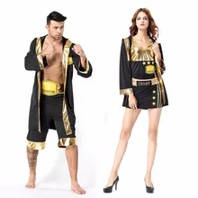 happy island adult boxers halloween cosplay costumes for women men couple clothes
