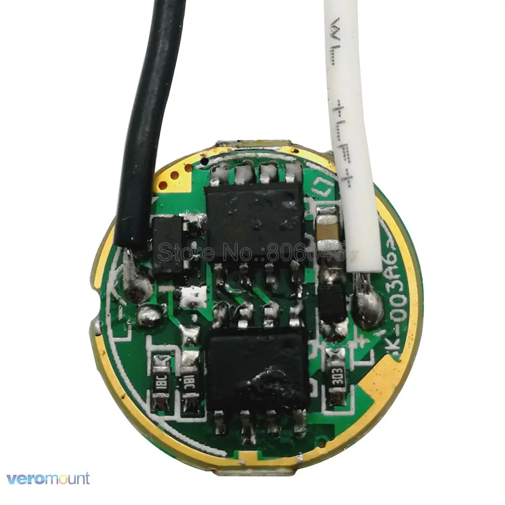 Приглушаемый Светодиодный драйвер для Cree XM L T5 T6 XML2 26650 в постоянного тока 5
