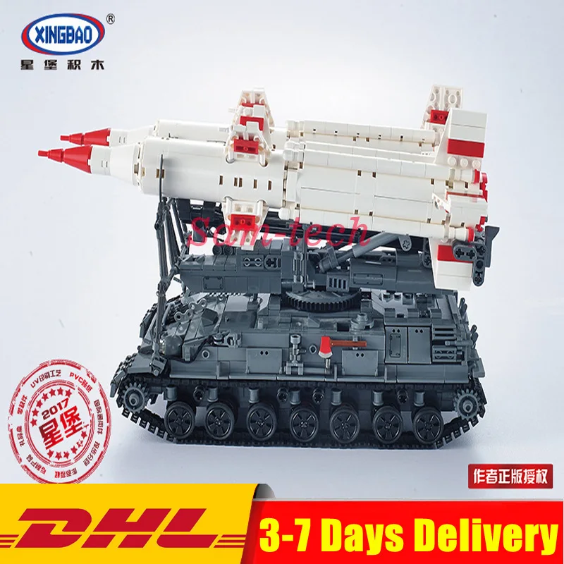 

Xingbao 06007 1469Pcs Military Series The SA-4 Ganef Set Building Blocks Bricks Children Educational Boy`s Toys Model Gifts