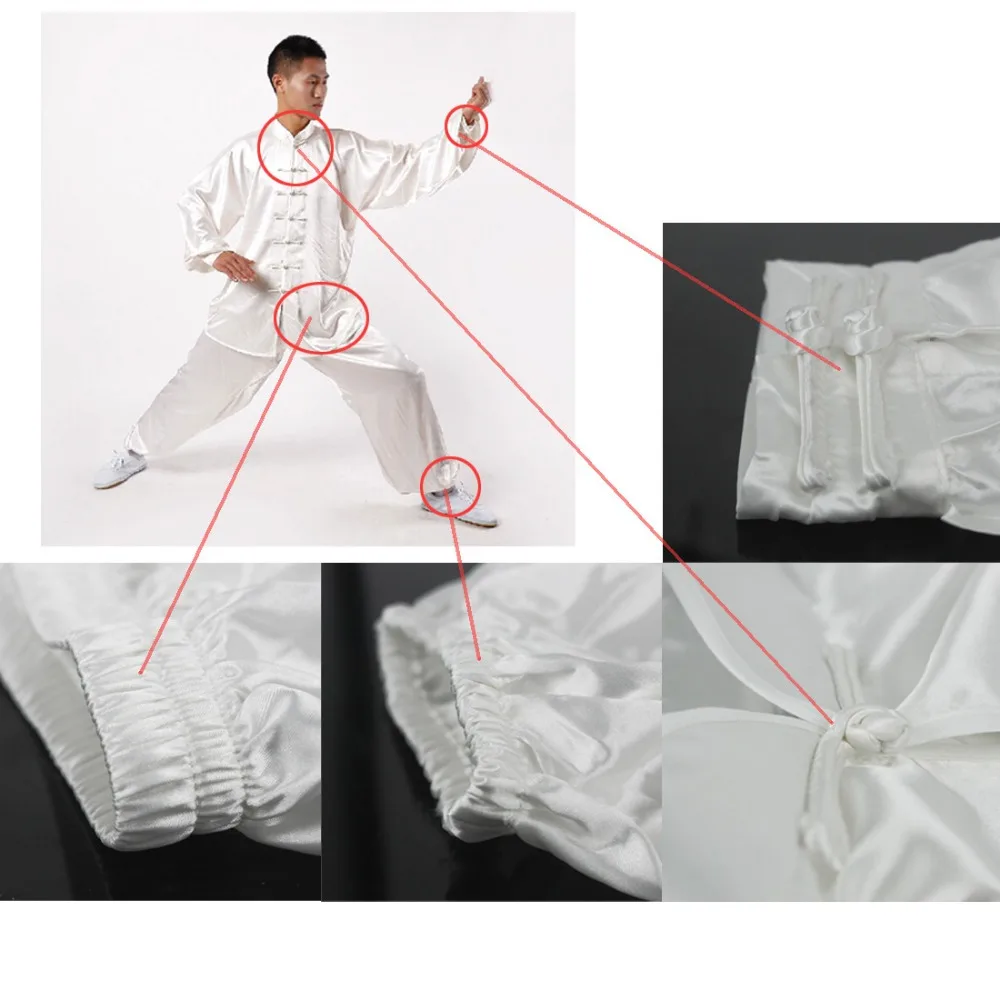 Andux Tai Chi одежда для упражнений kong fu Мастер костюм костюмы боевых искусств|martial arts