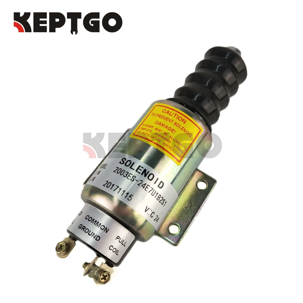 Diesel Shutoff Stop Solenoid Valve 2003ES-24E7U1B2S1, 24v , 3 Terminals Diesel Shutoff Stop Solenoid Valve 2003ES-24E7U1B2S1, 24v , 3 Terminals