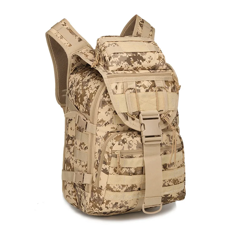 40L 800D военный рюкзак Камуфляжный Открытый Водонепроницаемый Спортивный Тактический Рюкзак дышащий задний походный кемпинг охотничьи сумки - Цвет: Desert digital