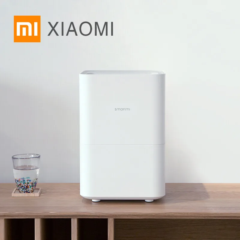 Xiaomi Smartmi бытовой Испарительный Увлажнитель Воздуха бесшумный очиститель воздуха для спальни увлажнитель воздуха для офиса mijia управление приложением
