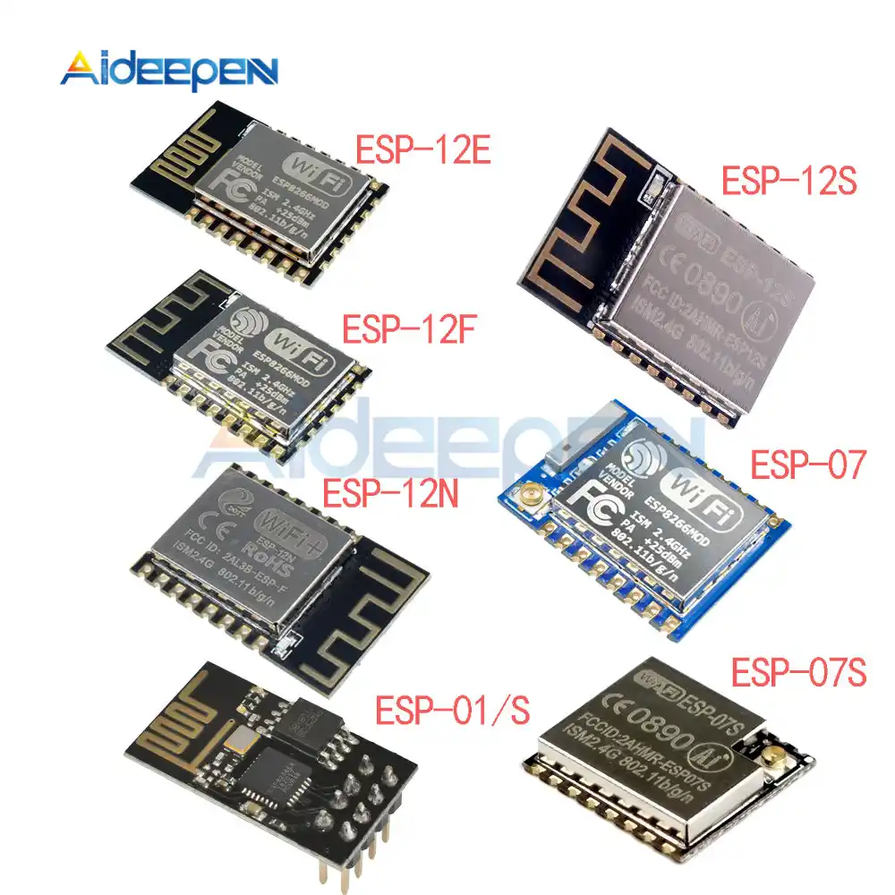 ESP-12E//ESP-12F//ESP-01//01S ESP8266 CH340 CP2102 Wireless WIFI Development Module