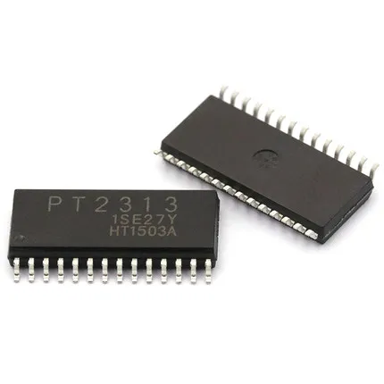 

1pcs/lot PT2313L PT2313 SOP-28 SMD 4-Channel Audio Processor IC new original In Stock