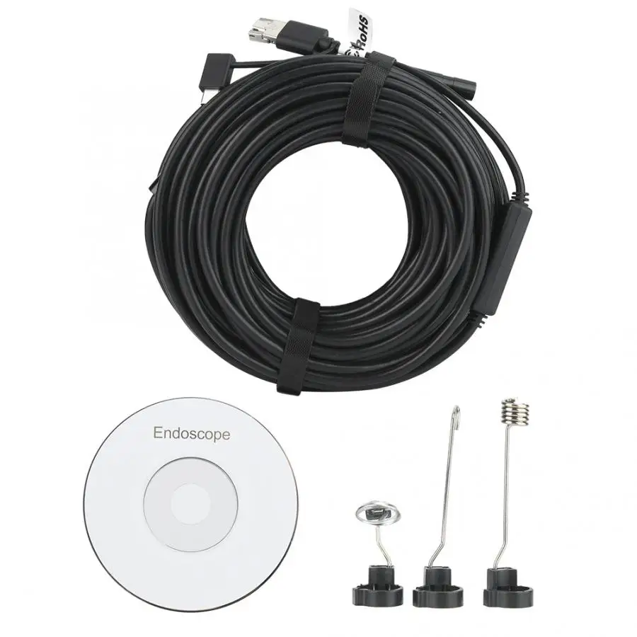 

Microscope Camera Microscopio Digital Para Electronica USB-20M-8.5HD 3 In 1 Industrial 6 LED Light Waterproof Endoscope Camera