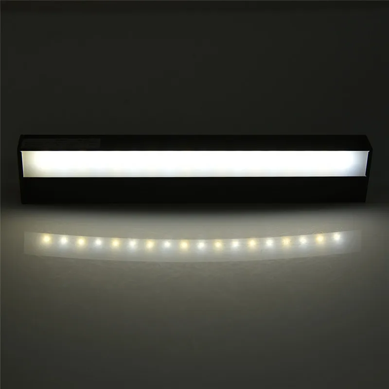 LAIDEYI Rechargeable LED Front Mirror Light Bathroom Makeup Wall Lamps LED Vanity Toilet Wall Mounted Sconces Lighting Fixture