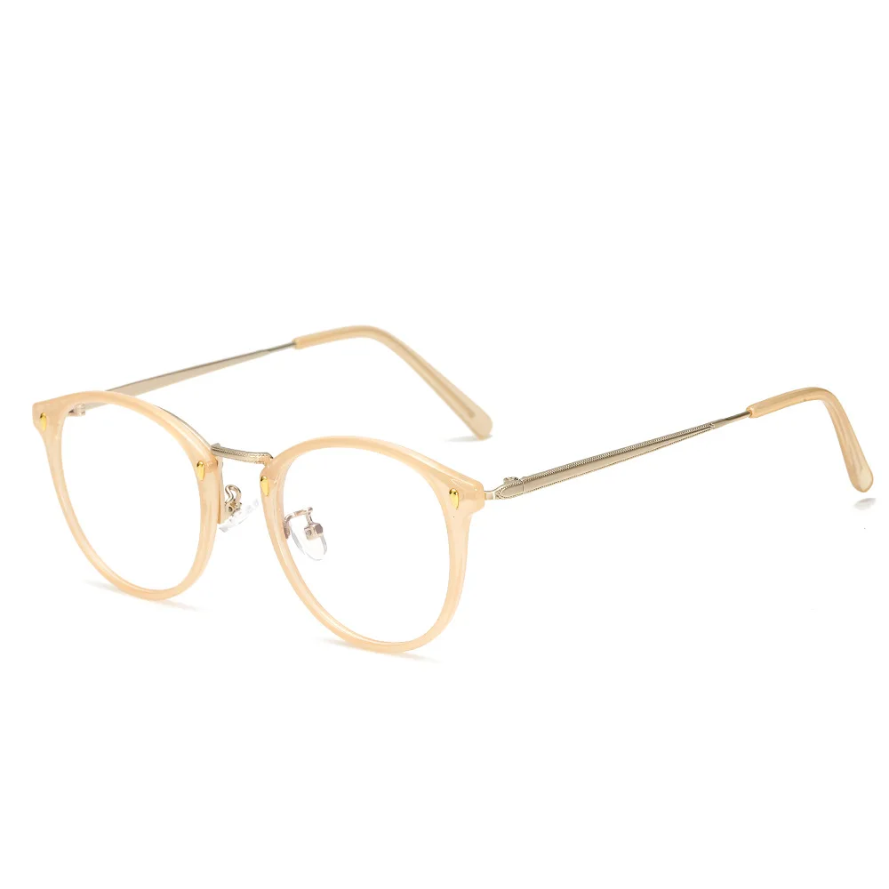 Высококачественные модные женские очки, оправа для мужчин, оправа для очков, винтажные круглые прозрачные линзы, очки, очки в народном стиле