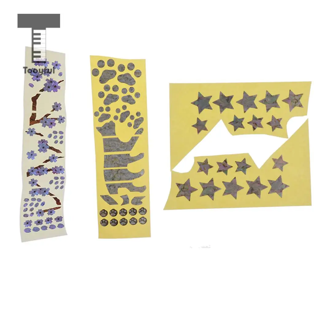 Tooyful Guitar Fretboard Note Decals Fingerboard Fret Map Label Sticker for Beginner Learner Practice