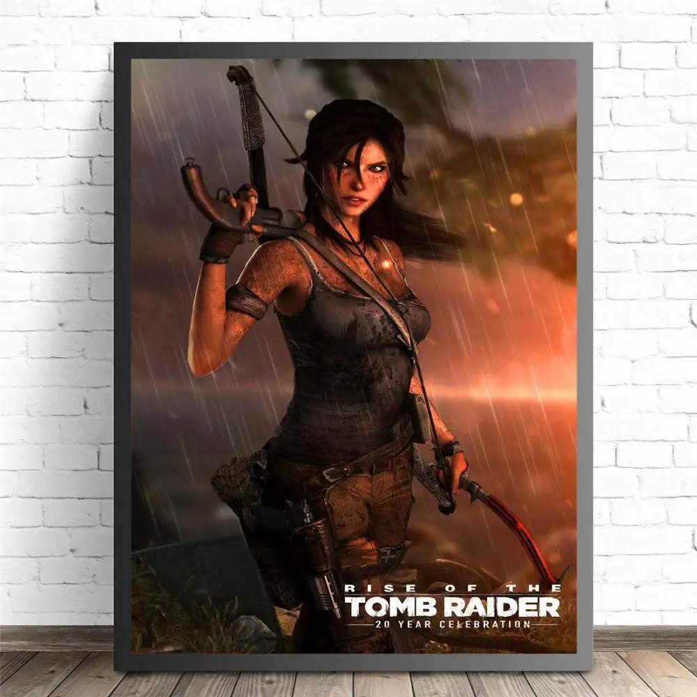 Rise Of The Tomb Raider Game Печать на холсте Современная живопись плакаты настенные художественные картины для украшения гостиной без рамки - Цвет: 4