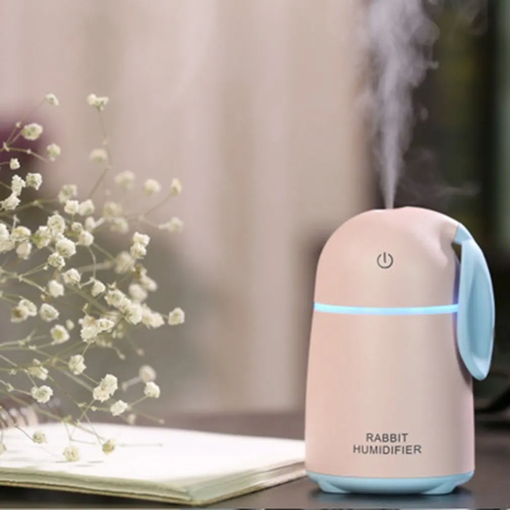 170ml Usb Cute Rabbit Humidifier Car Aromatherapy Air