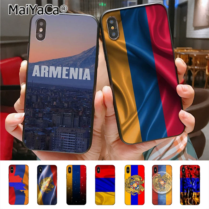 Армения чехол для телефона с рисунком флага iphone 11 12 Pro11 Pro Max 6S 6plus 7 7plus 8 8Plus X 5 5S