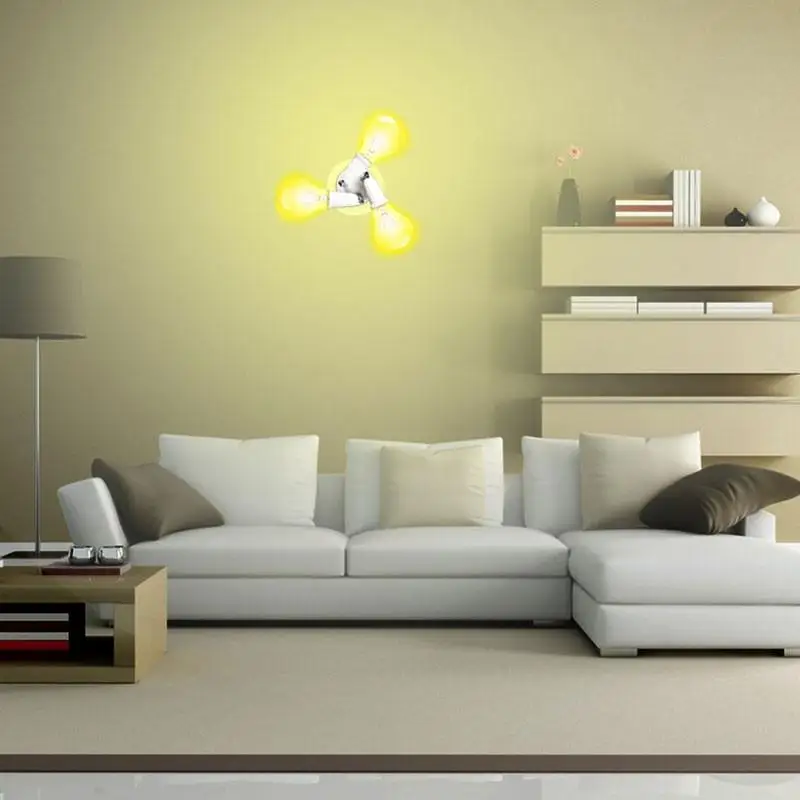 3 в 1 E27 разъем SplitterLamp основание Регулируемый базовый светильник держатель