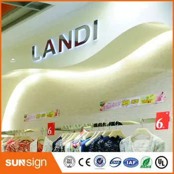 

Wholesale high brightness led acrylic letters backlit signs