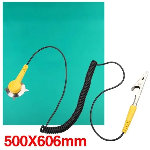 EWS Green Desktop Anti Static ESD Grounding Mat 500x606mm + Cord