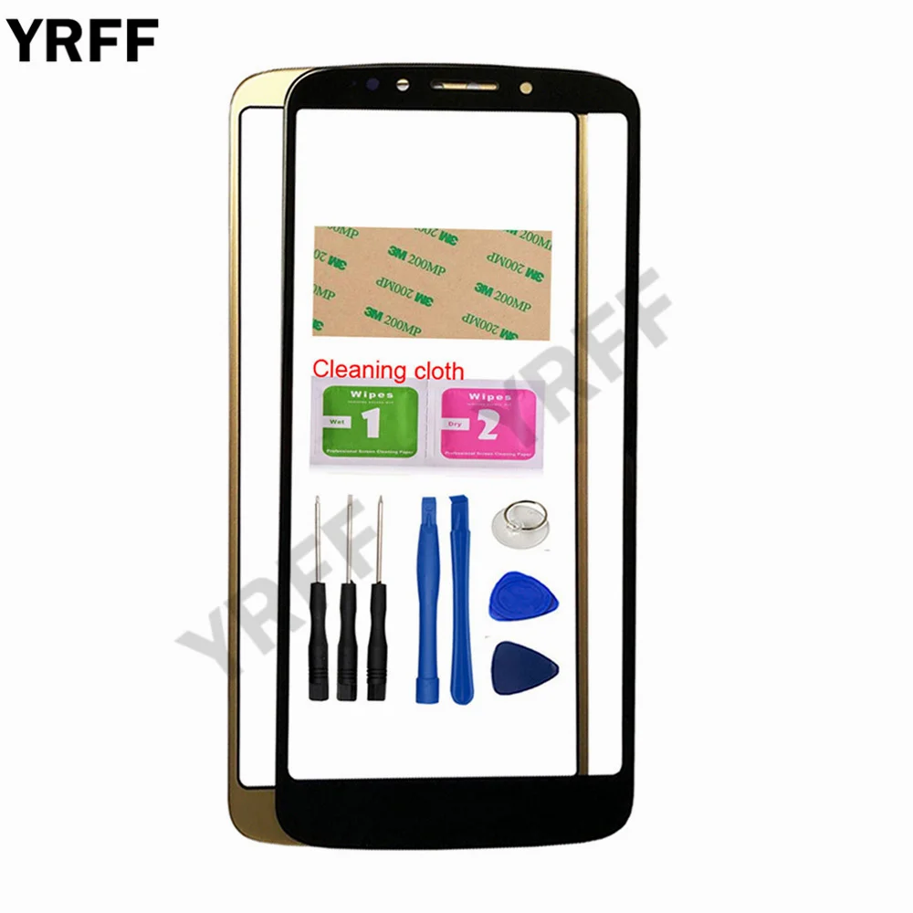 

5.0'' E5 Mobile Touch Screen Outer Glass For Motorola Moto E5 XT1944 Front Glass Panel Replacement
