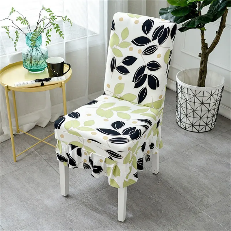 

Modern Stretch Chair Cover Big Elastic Seat Chair Covers Spandex Painting Slipcovers Restaurant Banquet Hotel Home Decoration