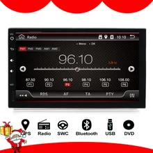 2 Din 7 ”Quad core Universale Android 8.1 Stereo Radio di Navigazione di GPS WiFi 1024*600 Dello Schermo di Tocco 2din PC per auto
