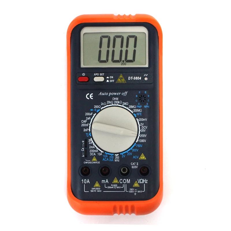 

DT9804 Stable performance digital multimeter handle auto range for Electronic Measuring Instrument AC Voltage multimeter