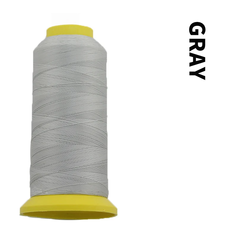 2000 метровая нить для швейной промышленной машины катушка Многоцветная высокая прочность швейные принадлежности полиэфирная коробка оверлок - Цвет: Gray