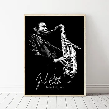 

John Coltrane Music Star Art Silk Poster Prints Home Wall Decor Painting 24x36 Inches