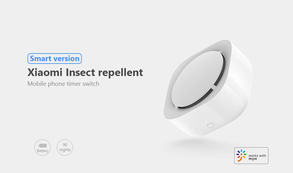 Xiaomi Mosquito Killer умная версия Mijia Отпугиватель комаров диспеллер работает с Mijia App 1 шт. репеллент 720H Жизнь Новинка