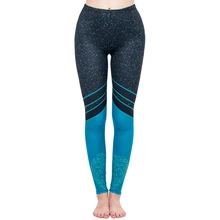 Модные женские леггинсы, звездное море, любовь, принт, леггинсы, высокая талия, панк, леггинсы, цветные, леггинсы, тонкие, для фитнеса, штаны