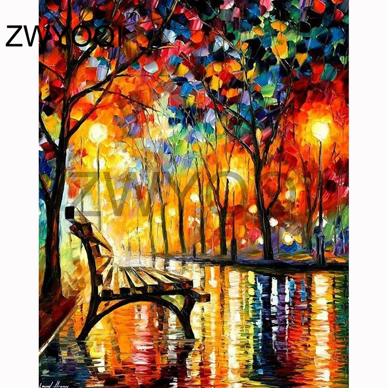 5D-DIY-Full-square-Diamond-Painting-Quiet-Garden-Mosaic-Diamond-Rhinestone-Embroidery-Cross-Stitch-home-decor