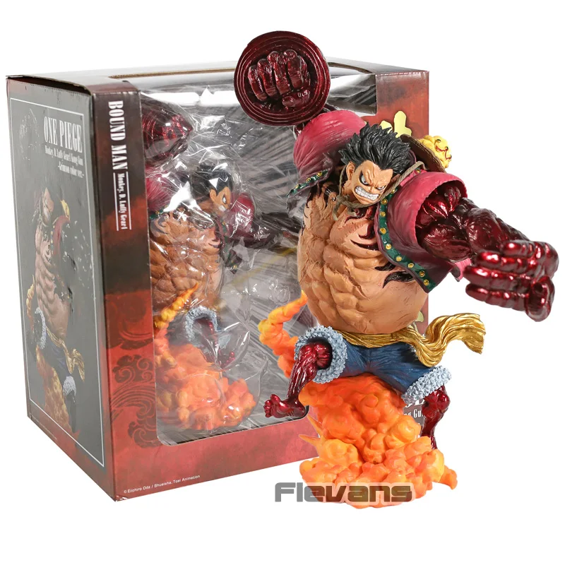 

Anime One Piece Monkey D Luffy Gear 4 Kong Gun Grimson Color Ver PVC Figure Collectible Model Toy