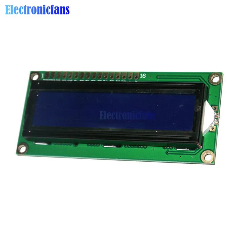 ЖК экран для Raspberry Pi Желтый/Синий дисплей 1602 черный свет 16x2 символ модуль 3 В HD44780