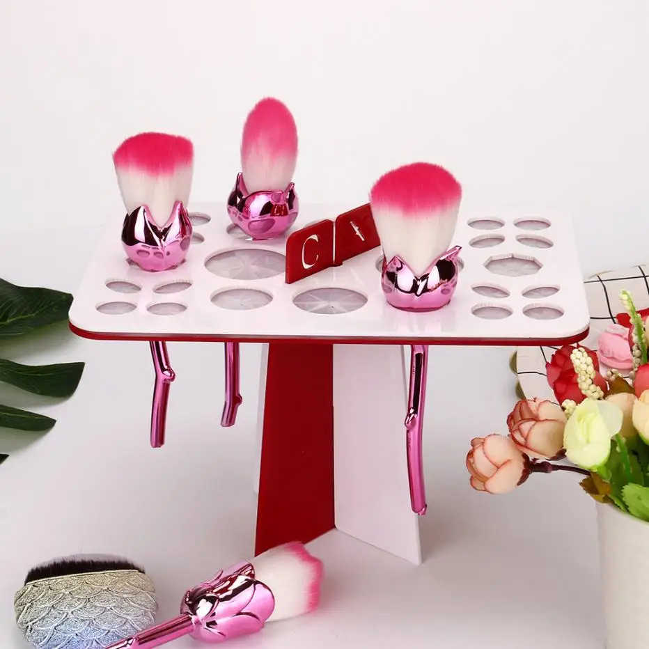 Makeup Brush holder Face Drying Rack Holder Convenient Convenient