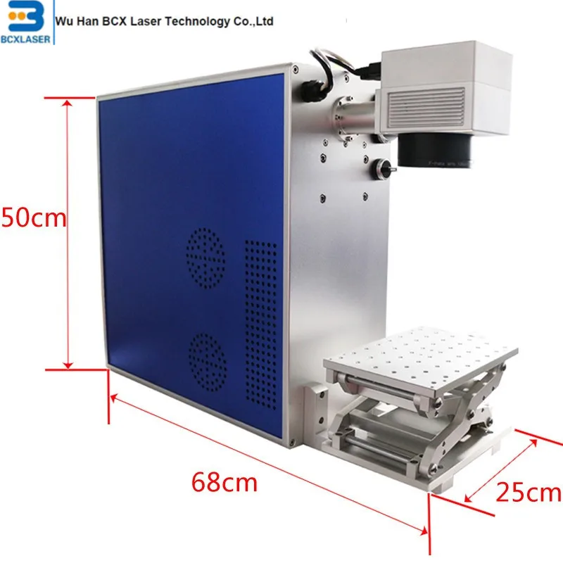  high precision 20W/30W fiber laser marking machine for computer keyboard accessories auto parts