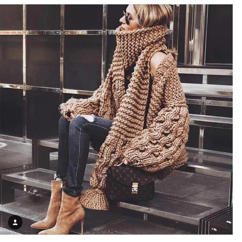 DANJEANER Korean Style Women Hand Knitted Ball
